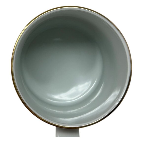 Norman Rockwell "Looking Out To Sea" Ceramic Mug With Gold Trim 1985 - Picture 9 of 12